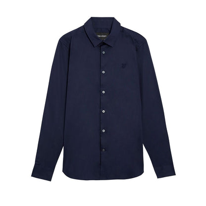 Lyle &amp; Scott Blå bomullsskjorta