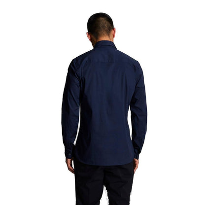 Lyle &amp; Scott Blå bomullsskjorta