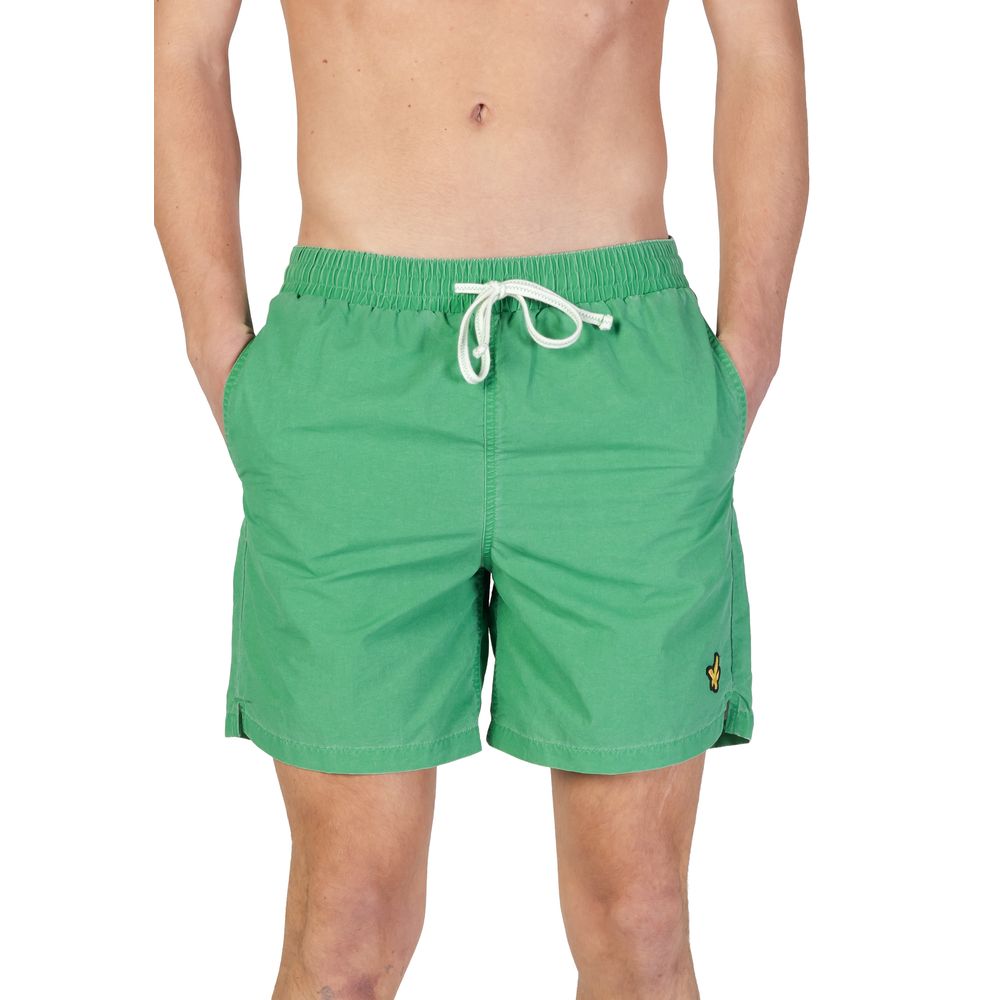 Gröna badshorts i nylon