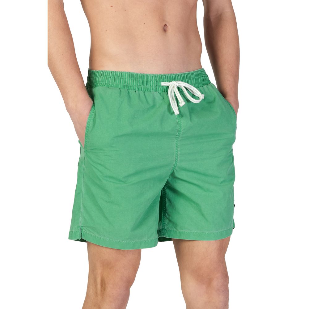 Gröna badshorts i nylon