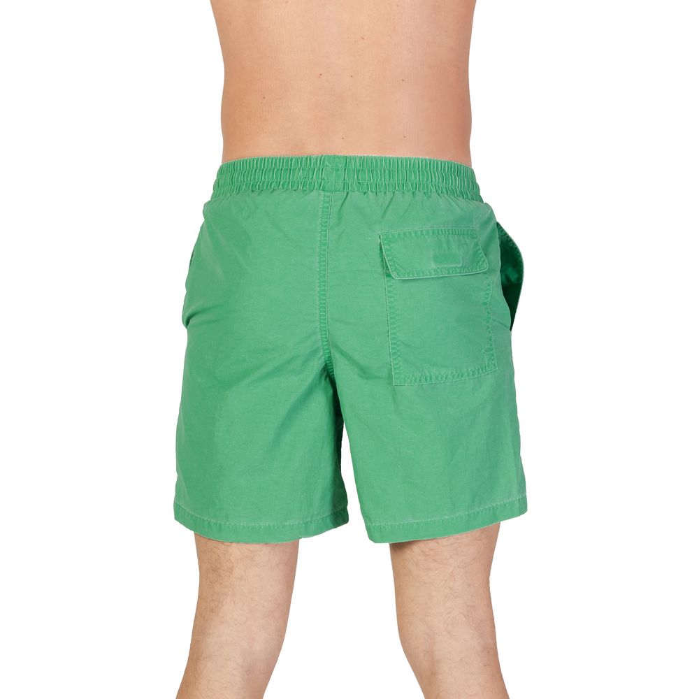 Gröna badshorts i nylon
