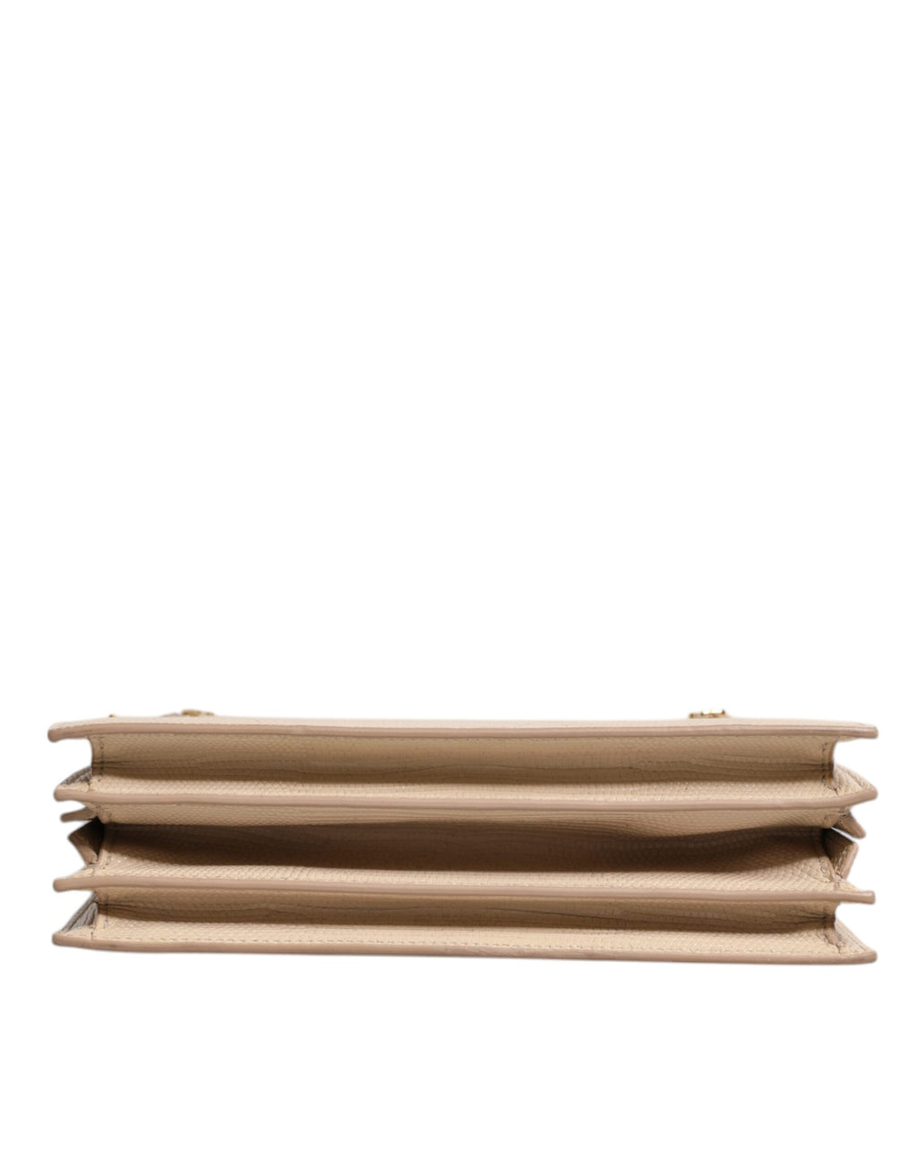 Beige läder Ingrid axelväska med topphandtag