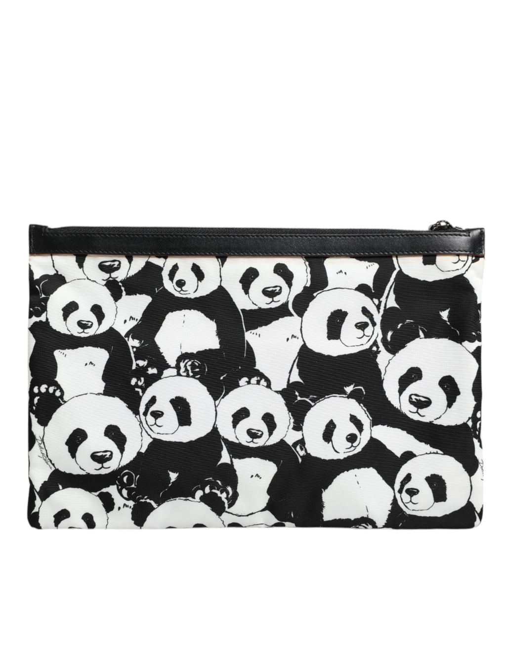 Svartvit pandamönster kuvertväska