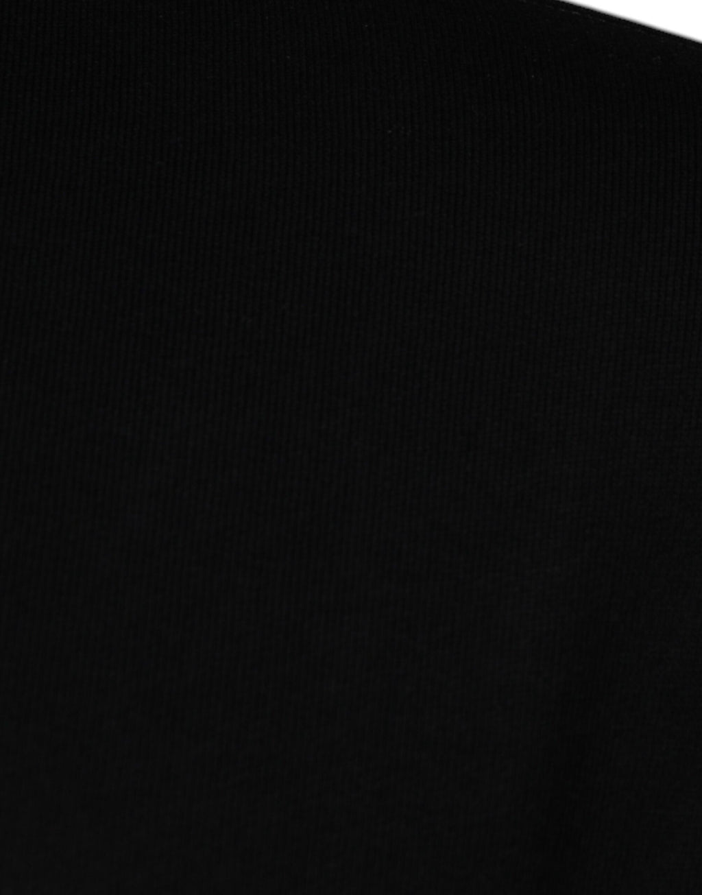 Svart Medusa Fleece Herr Rund Halsad Tröja