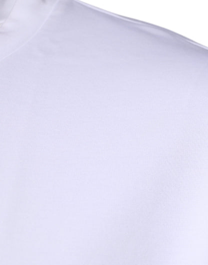 Dolce &amp; Gabbana Vit DG Logo Rundringad Kortärmad T-shirt