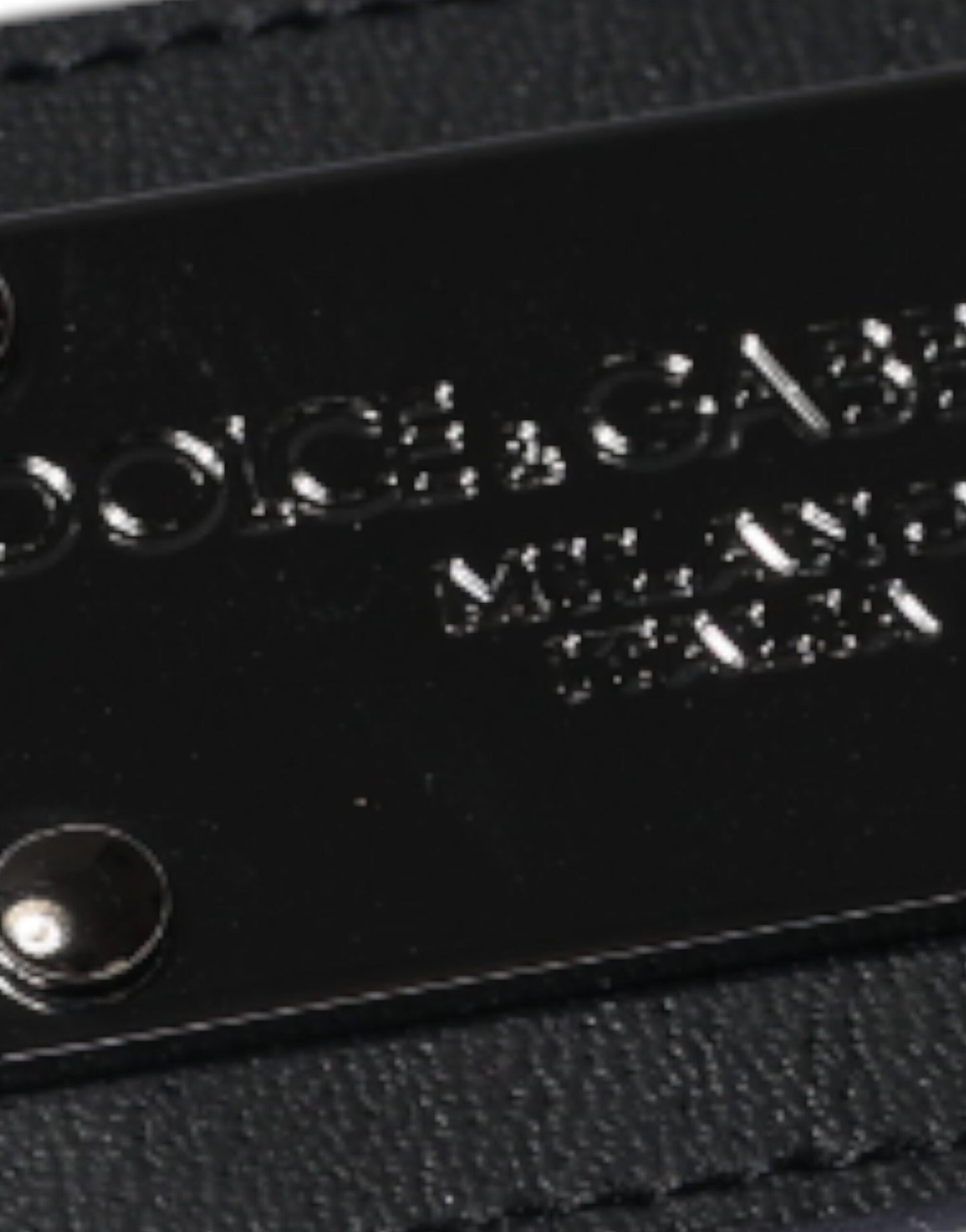 Dolce &amp; Gabbana hvit bomullslogoplakett-poloskjorte med krage