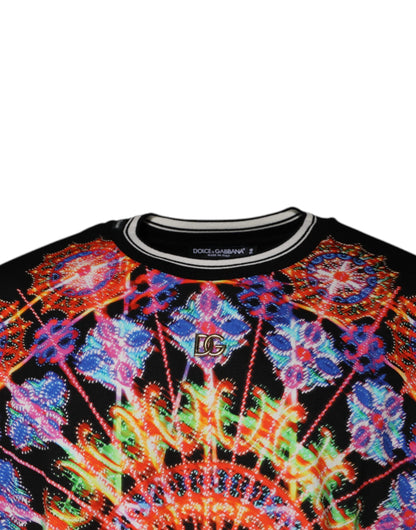 Dolce &amp; Gabbana Flerfarget Kaleidoskop Herre Kortermet T-skjorte