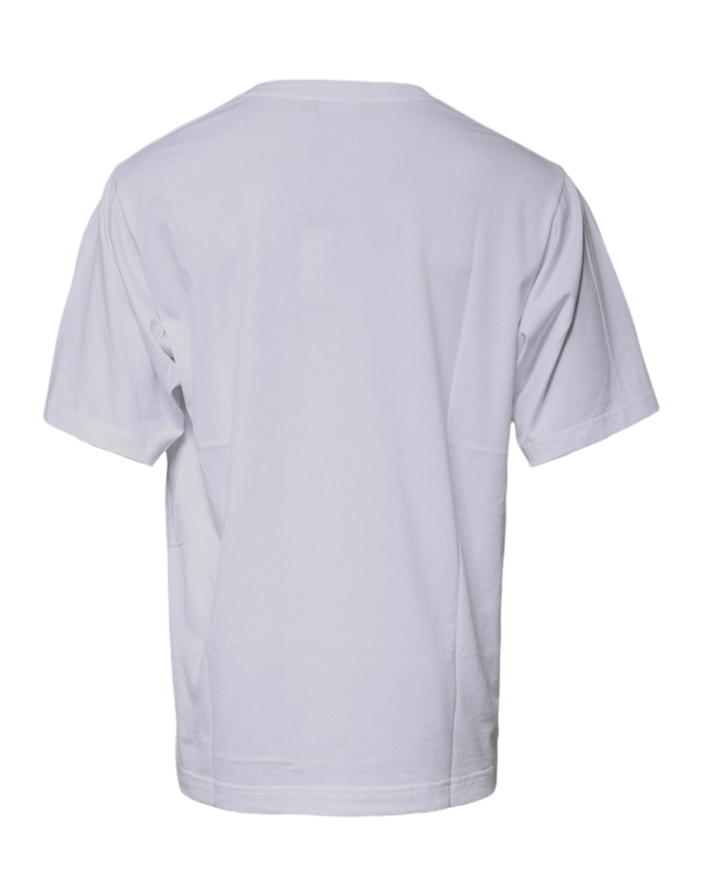 Dolce &amp; Gabbana Hvit DG Milano Bomulls-T-skjorte med rund hals