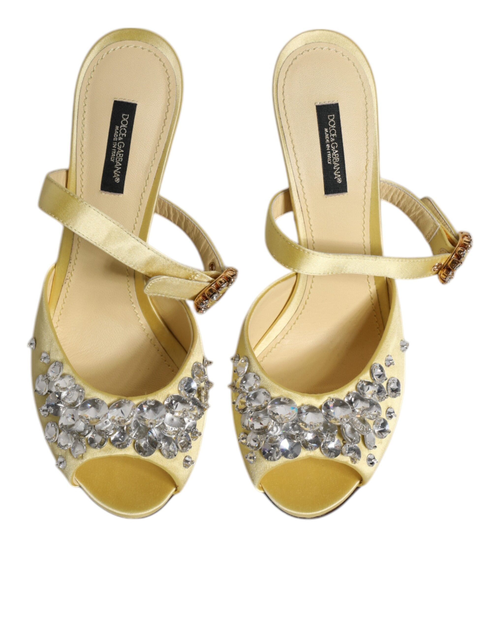 Gula Kristallslippers KEIRA Sandaler Skor