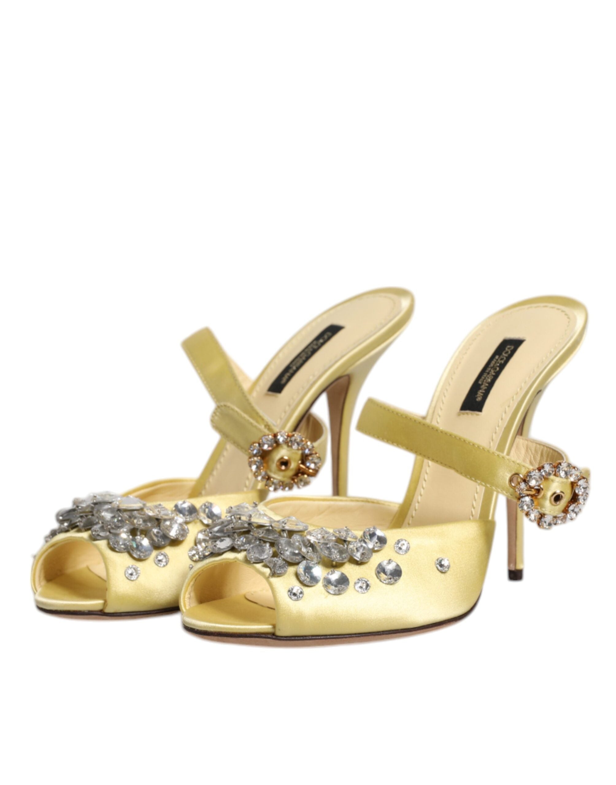 Gula Kristallslippers KEIRA Sandaler Skor