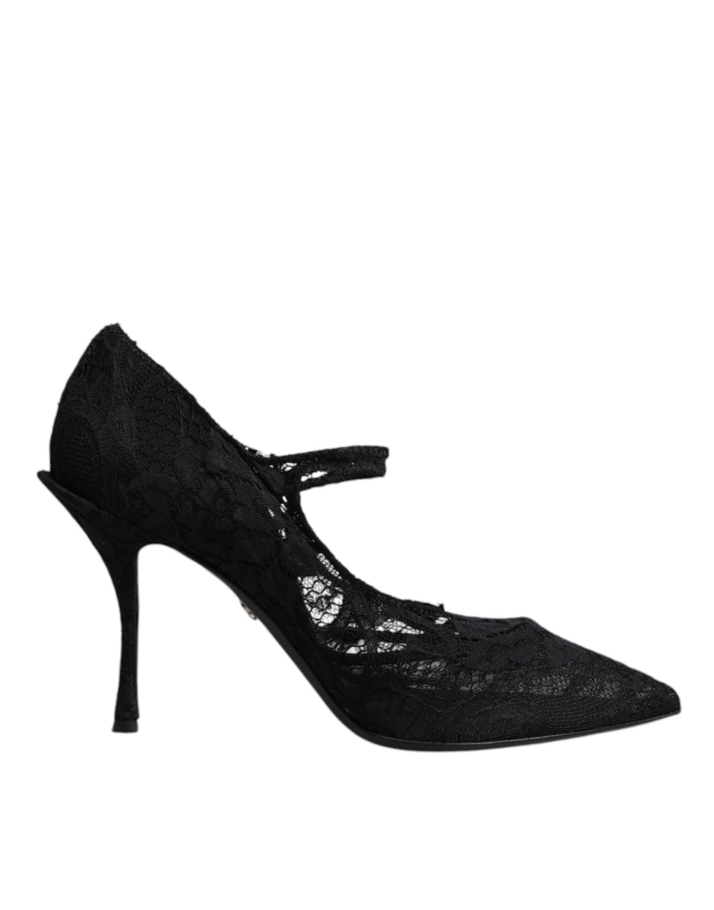 Svarte blondekrystaller Mary Jane pumps sko