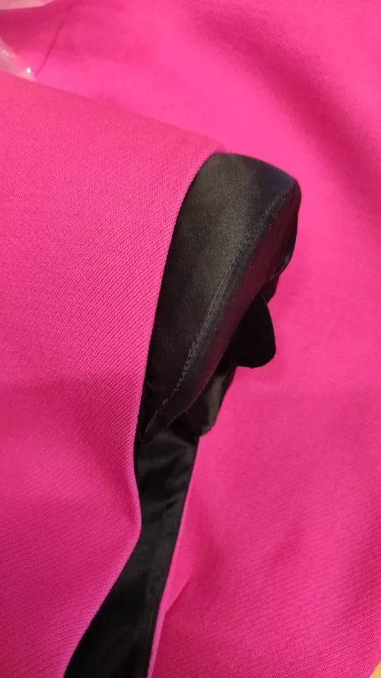 Rosa Ärmlös Bodycon A-linjeformad Miniklänning