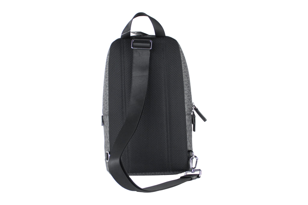 Cooper Medium Svart Signature PVC Sling Ryggsäck