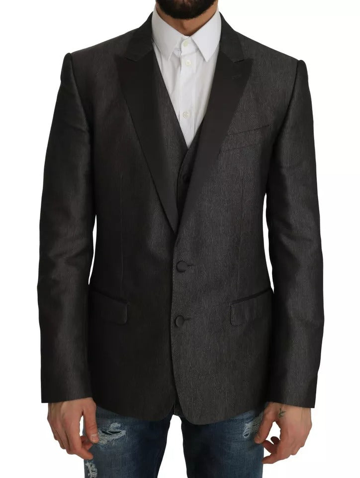 Grå MARTINI 2-delt vestkåpeblazer