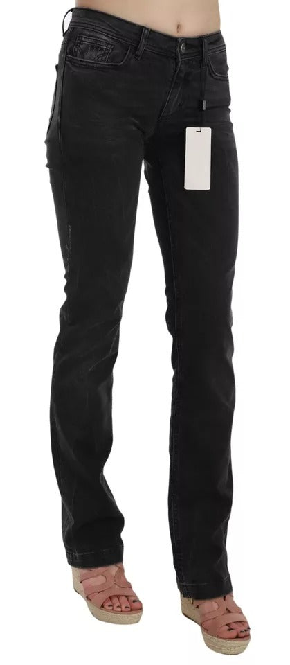 Svarta slim fit bomullsjeans D&amp;G byxor
