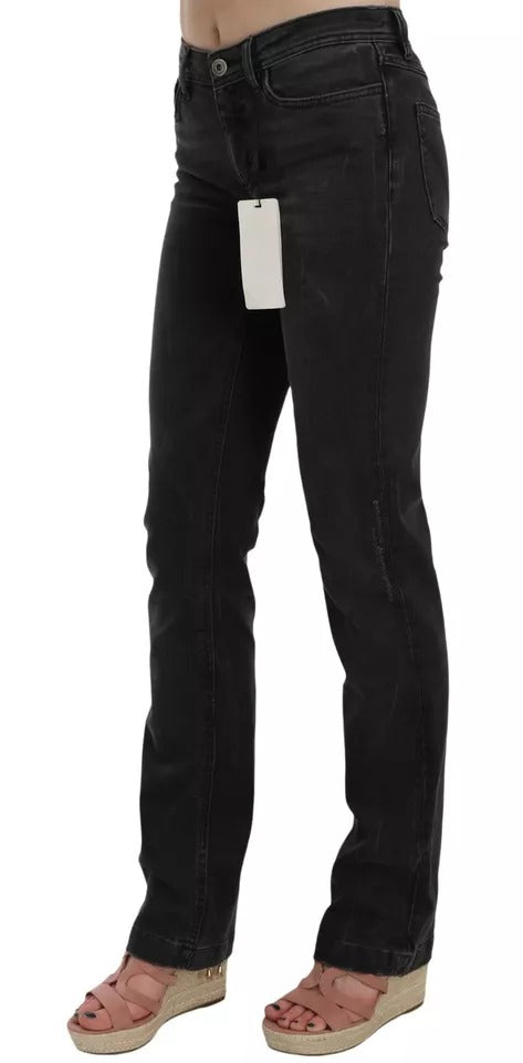 Svarta slim fit bomullsjeans D&amp;G byxor