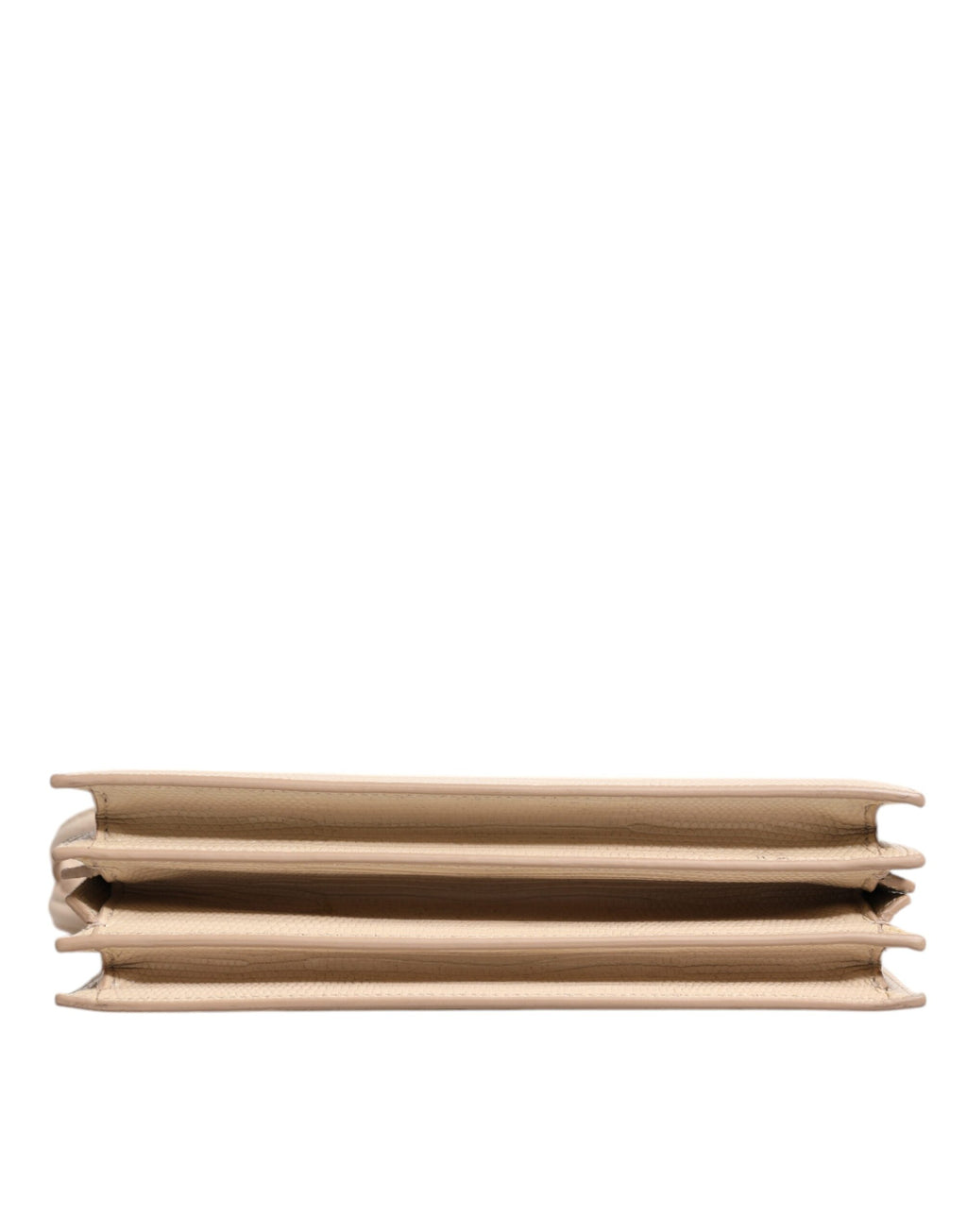 Beige läder Ingrid axelväska med topphandtag