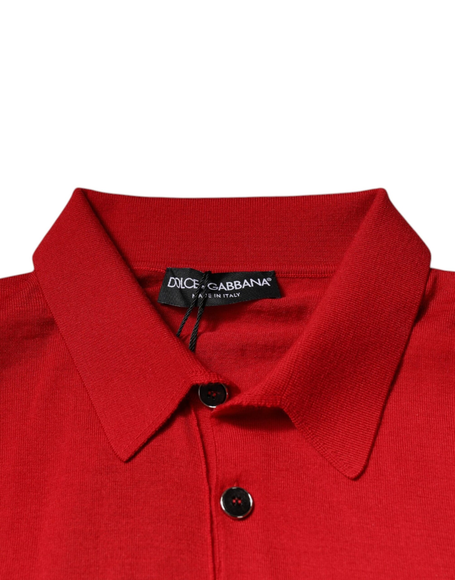 Dolce &amp; Gabbana Röd Kashmirkragetröja