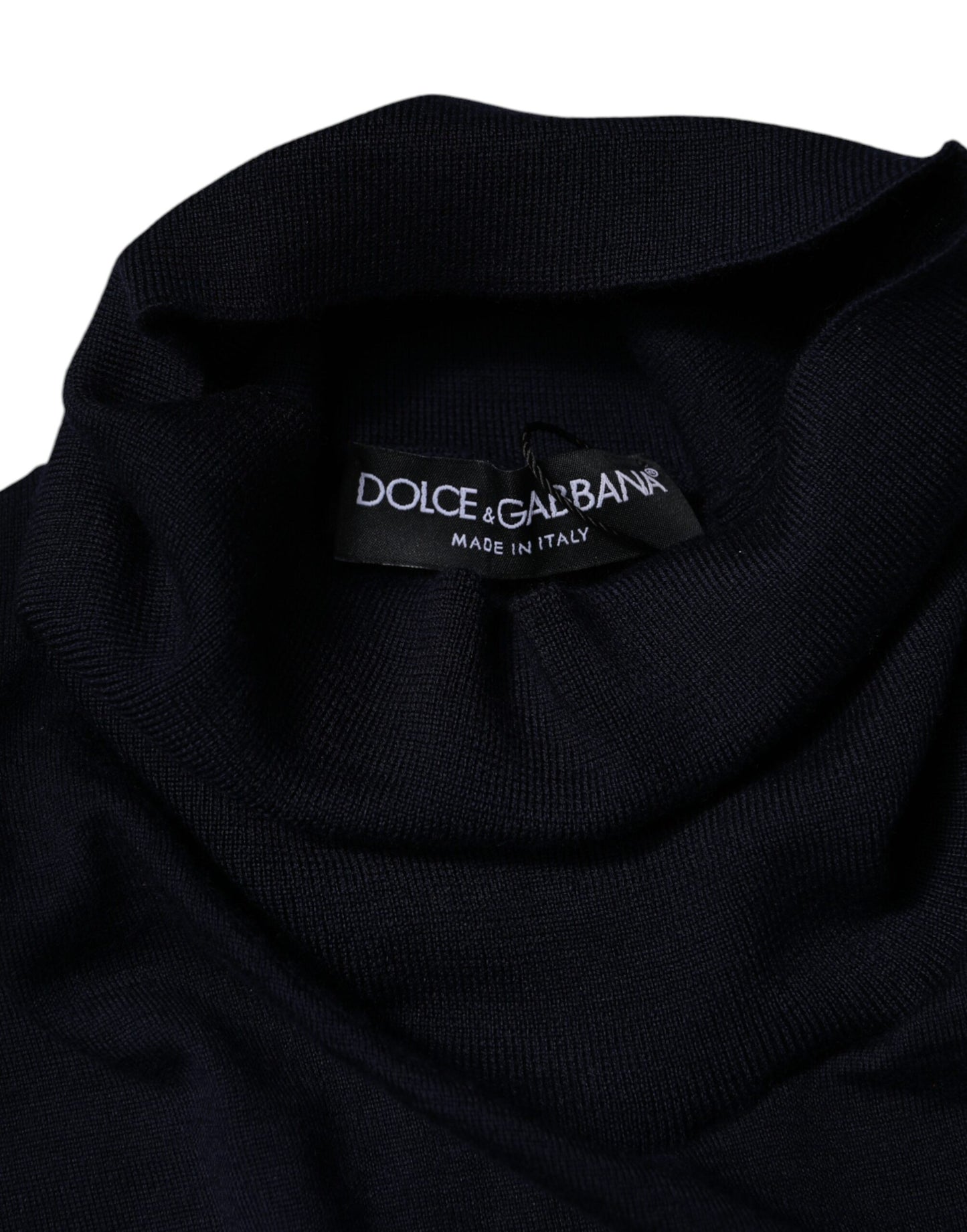 Dolce &amp; Gabbana Blå Kashmir Polotröja