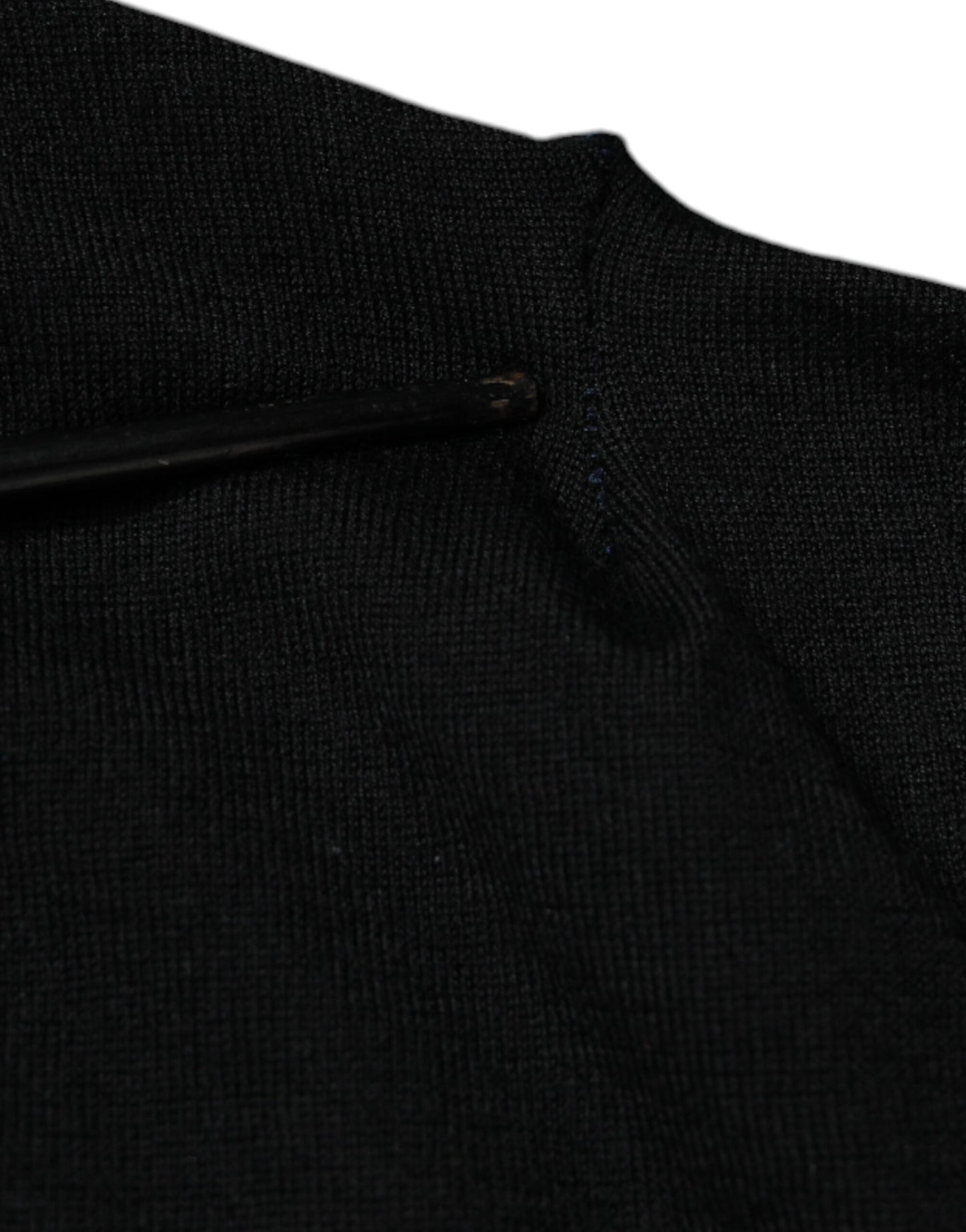 Dolce &amp; Gabbana Svart Kashmir V-ringad Pullovertröja