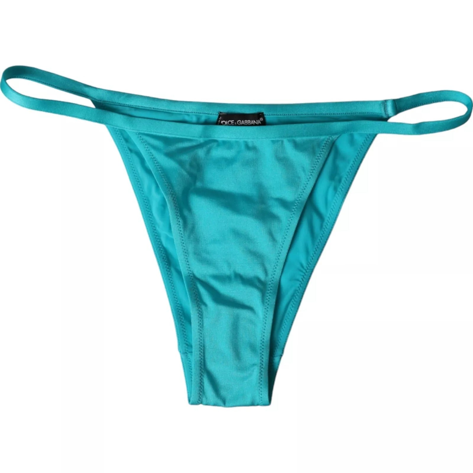 Blågrön nylon strandkläder badkläder nedredel bikini