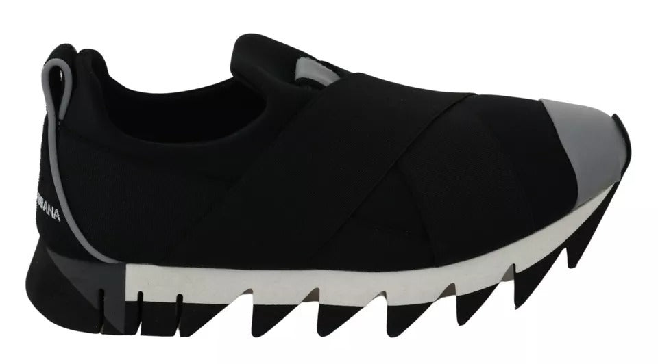 Black Shark Neopren Stretch Sneakers Skor