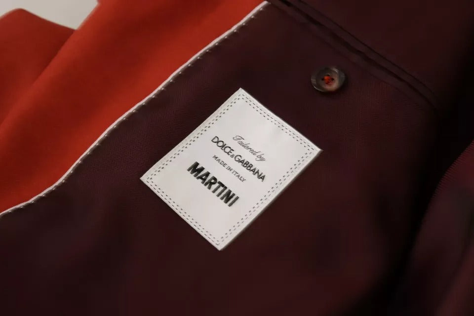 Oransje MARTINI kasjmirblazer i silke