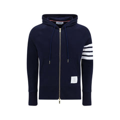 Thom Browne Blue Cotton Sweatshirt