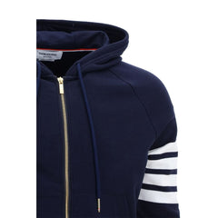 Thom Browne Blue Cotton Sweatshirt