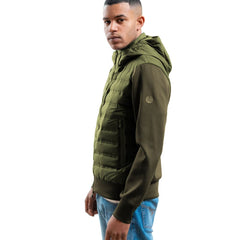 People Of Shibuya Green Polyester Men Jacket