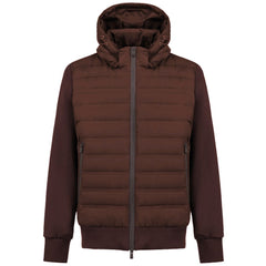 People Of Shibuya Brown Polyester Men Jacket