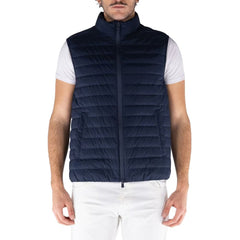 People Of Shibuya Blue Polyester Men's Vest