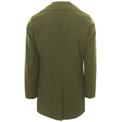 People Of Shibuya Green Recycled Polyester Men Trench Coat