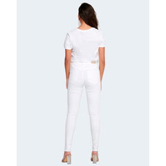 Only White Cotton Skinny Jeans