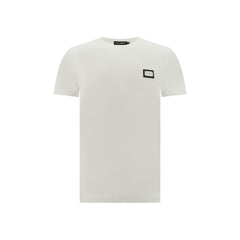 Dolce & Gabbana White Cotton T-Shirt