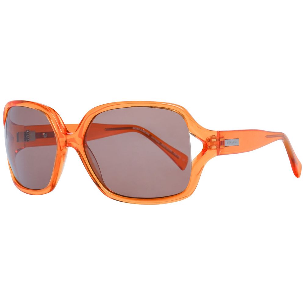 Orangea plast solglasögon