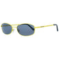 More & More Yellow Metal Sunglasses