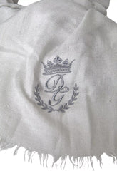 Dolce &amp; Gabbana Grå Kashmir Wrap Shawl Franshalsduk
