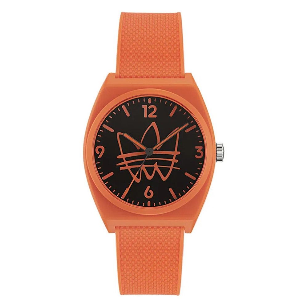Orange syntetisk klocka