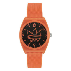 Adidas Orange Synthetic Sport Watch