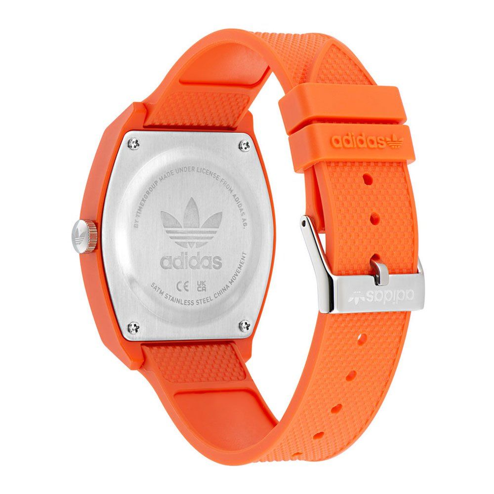 Orange syntetisk klocka