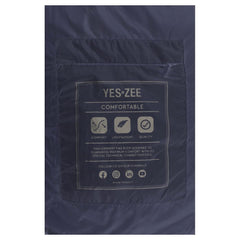 Yes Zee Blue Nylon Sleveless Jacket