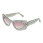 GCDS Silver Unisex Sunglass