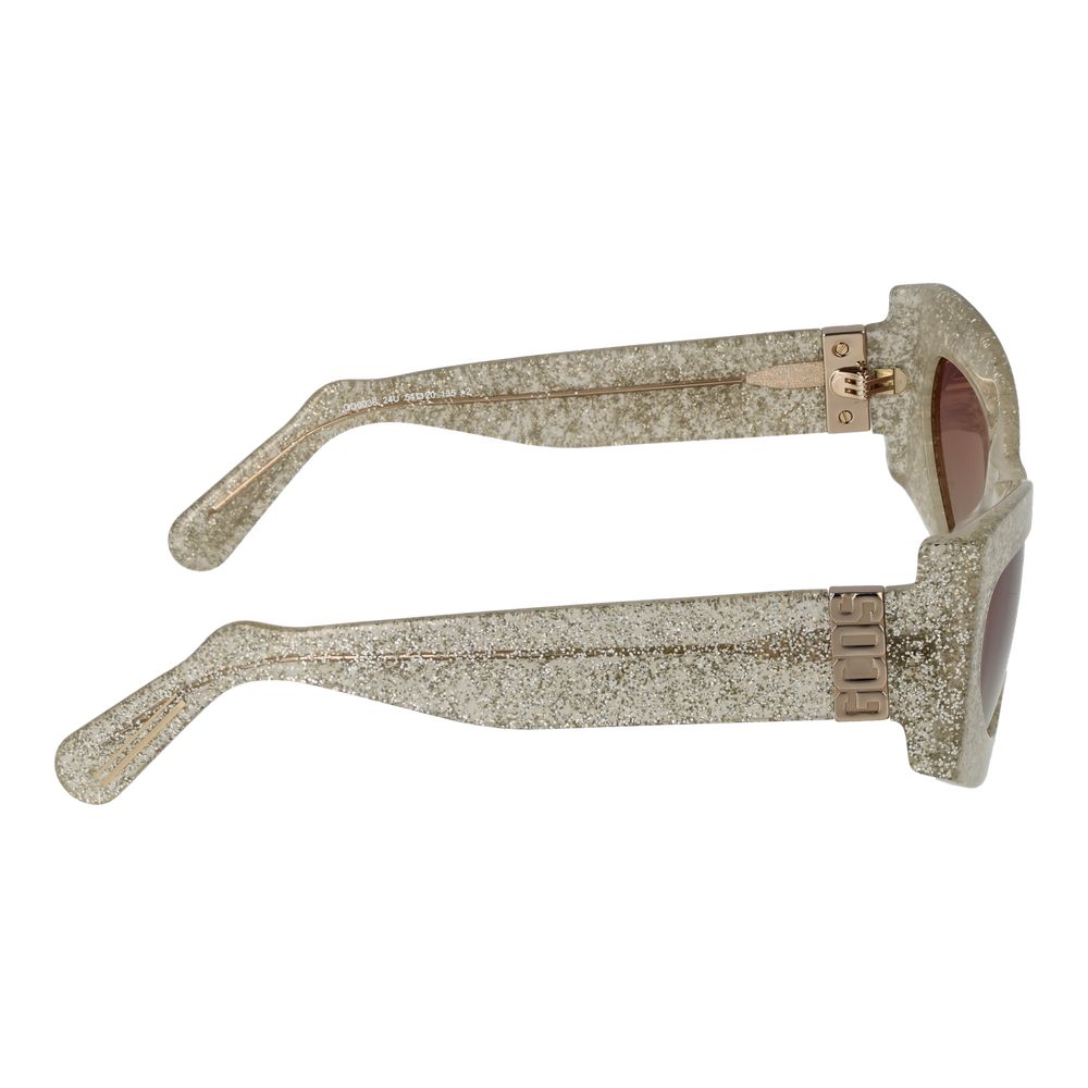 Sølvfargede unisex solbriller