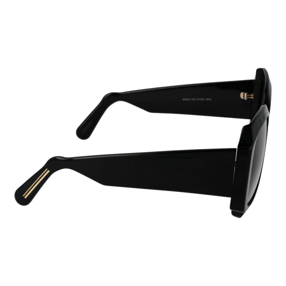 Svarta unisex solglasögon