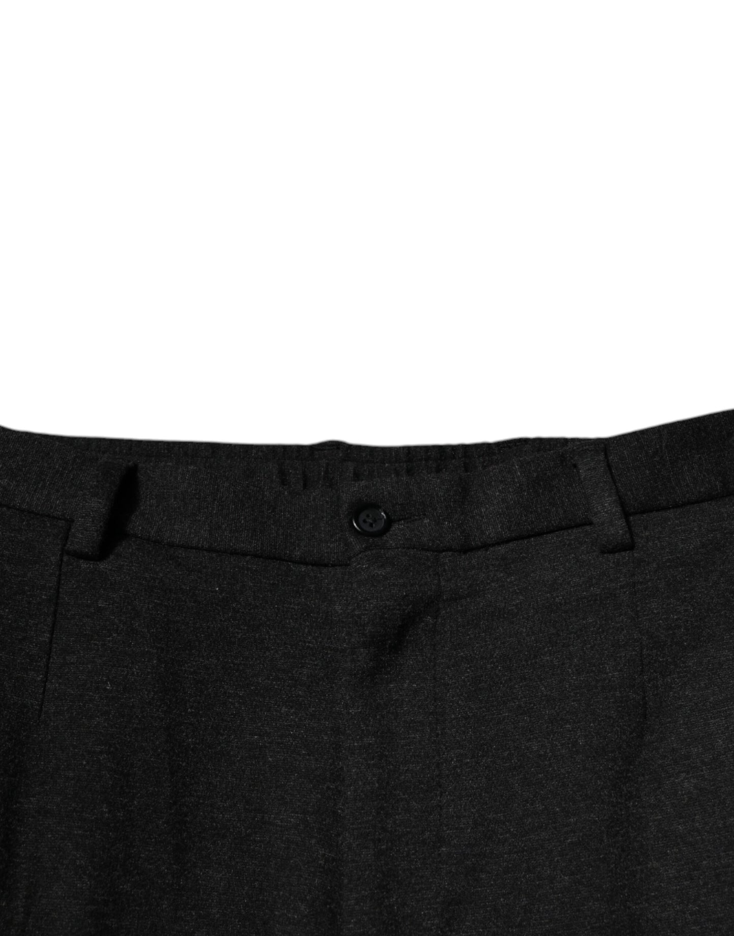 Dolce &amp; Gabbana Svarta Viskos Cargo Herr Casual Byxor