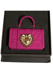 Dolce &amp; Gabbana Rosa Silikon Devotion Hjärtfodral Handväska Airpod-fodral