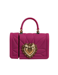 Dolce &amp; Gabbana Rosa Silikon Devotion Hjärtfodral Handväska Airpod-fodral