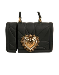 Dolce &amp; Gabbana svart silikon Devotion hjertedeksel håndveske Airpod-deksel