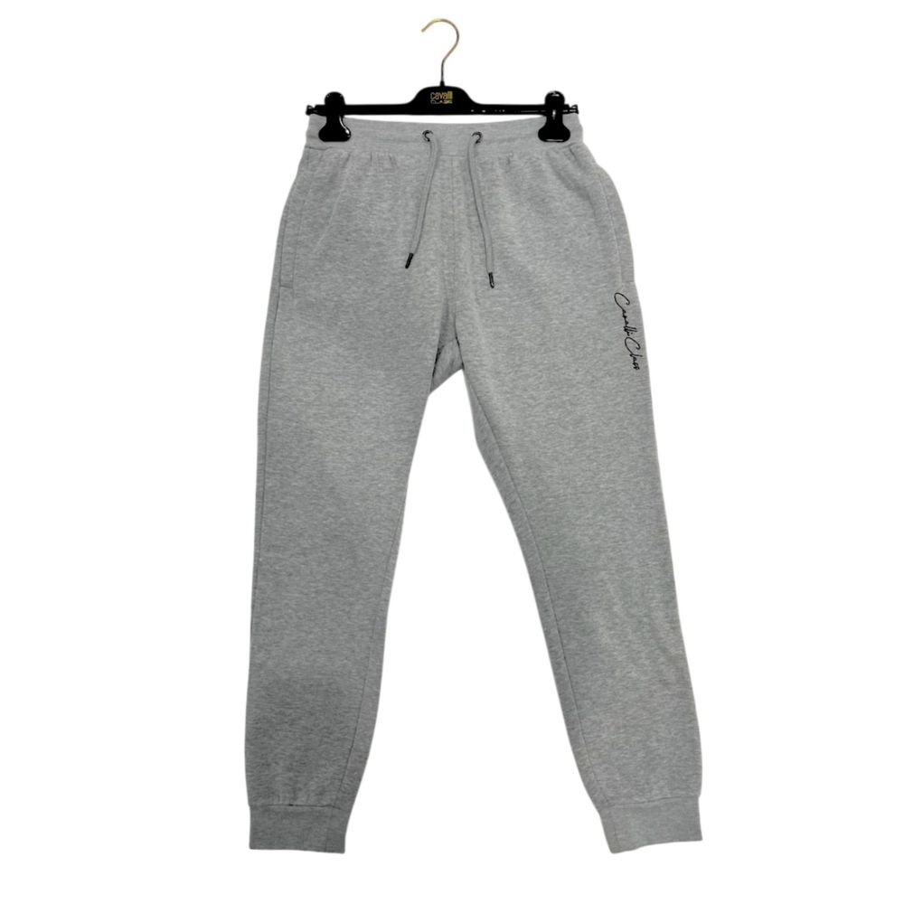 Grå polyester sportbyxor för kvinnor